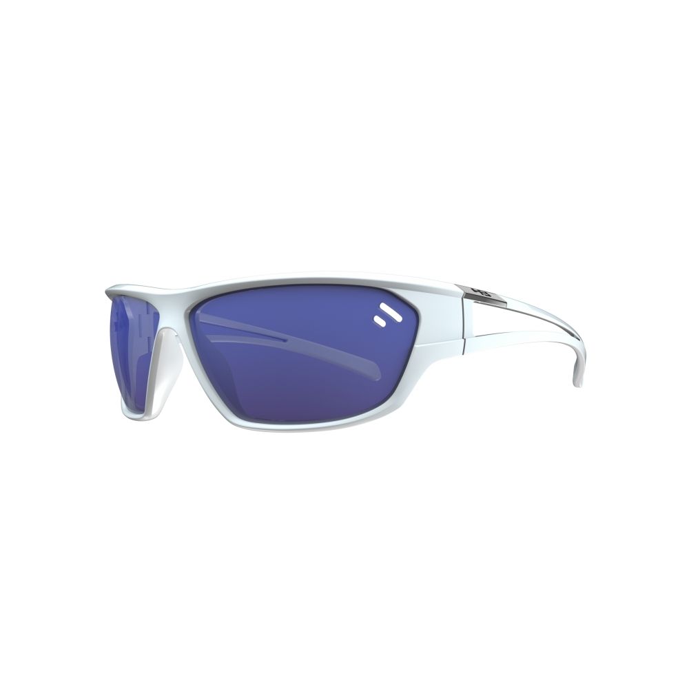 Óculos de Sol HB Flip Pearled White/ Blue Chrome - Sol