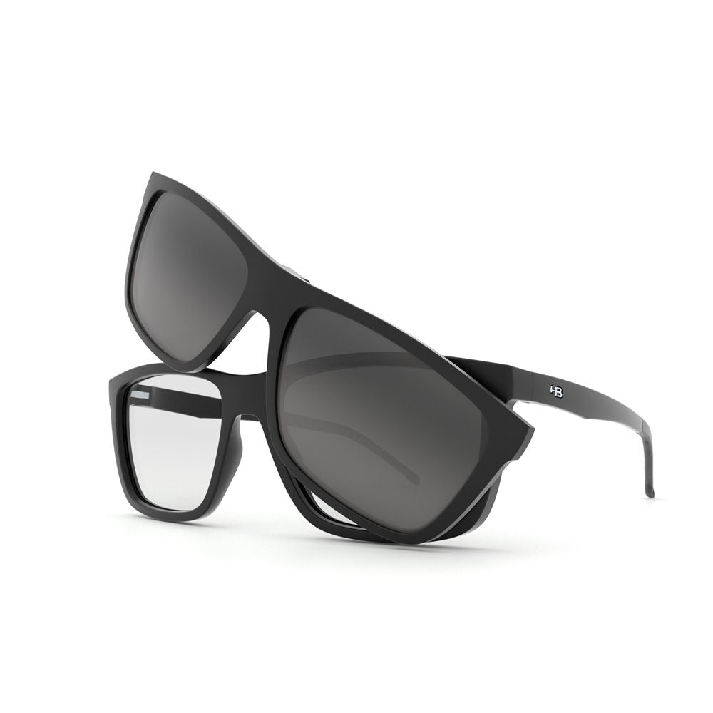 Óculos de Grau HB Switch 0380 Clip On Matte Black/  Polarized Gray