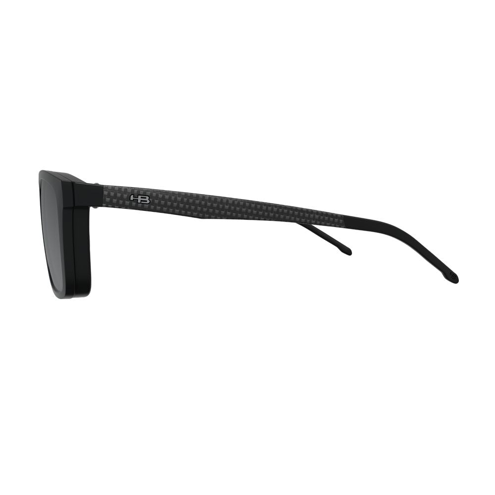Óculos de Grau HB 0380 Switch Clip On Pint Carbon Fi/ Polarized Gray