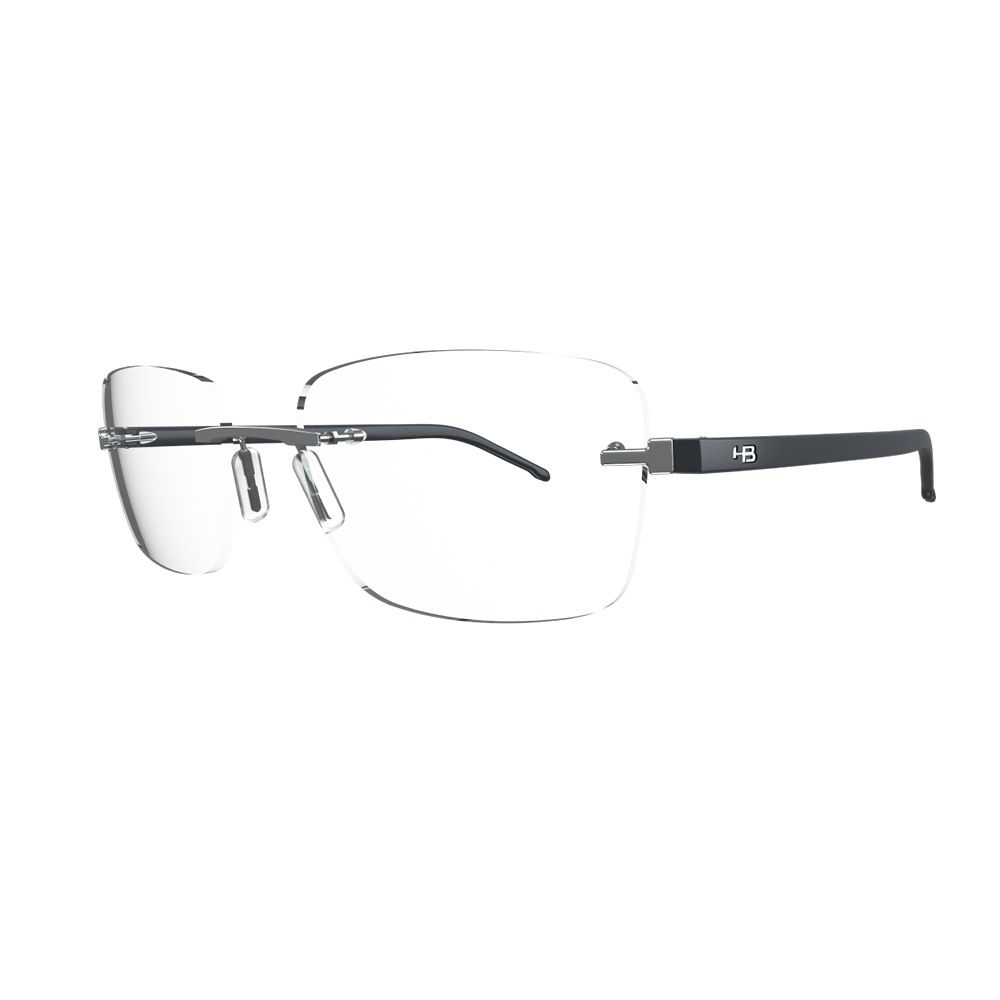 Óculos de Grau HB Polytech 2 0402 Matte Grey/ Matte Graphite  - Lente 5,5
