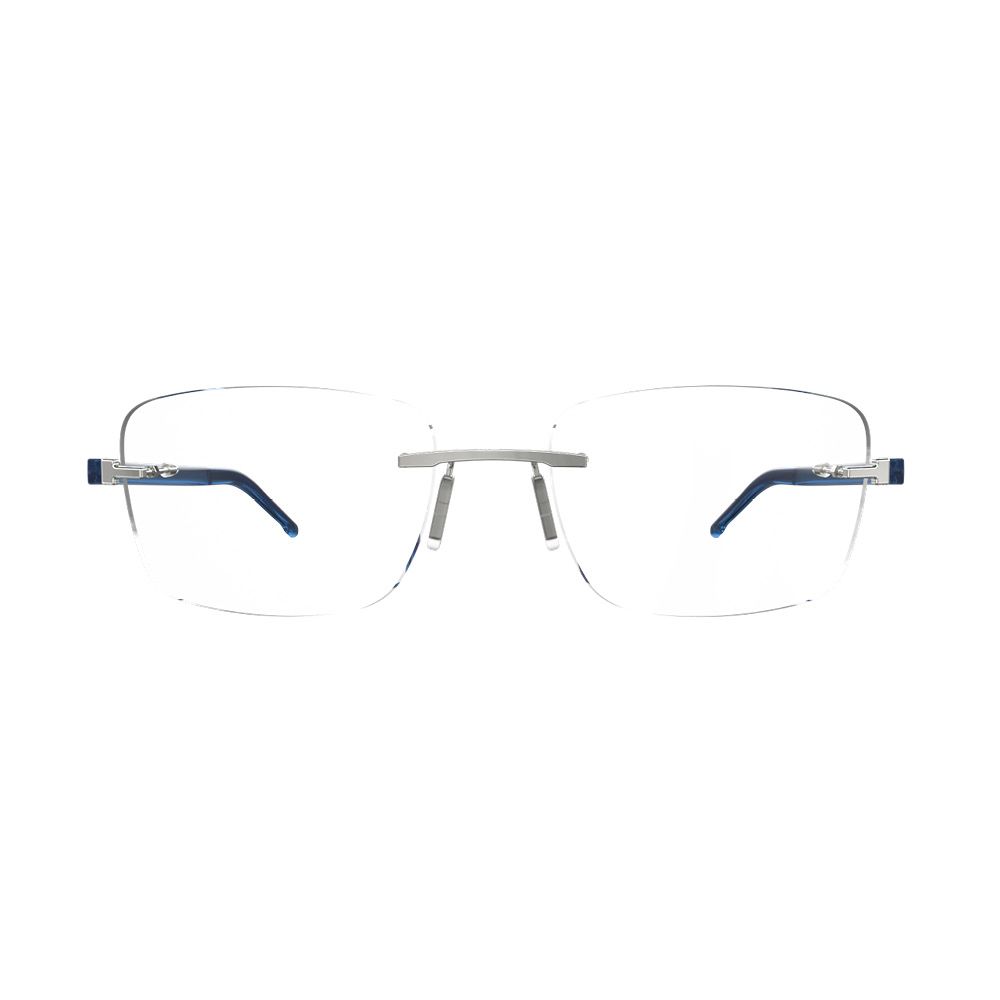 Óculos de Grau HB Polytech 2 0402 Matte Grey/ Naval Blue - Lente 5,5