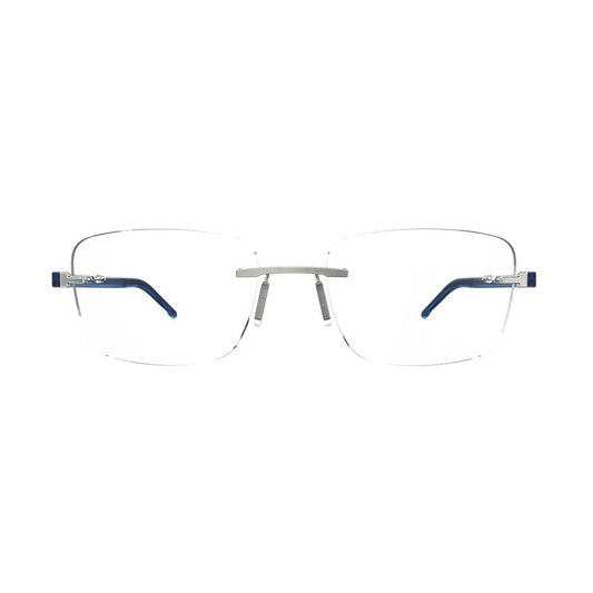 Óculos de Grau HB Polytech 2 0402 Matte Grey/ Naval Blue - Lente 5,5