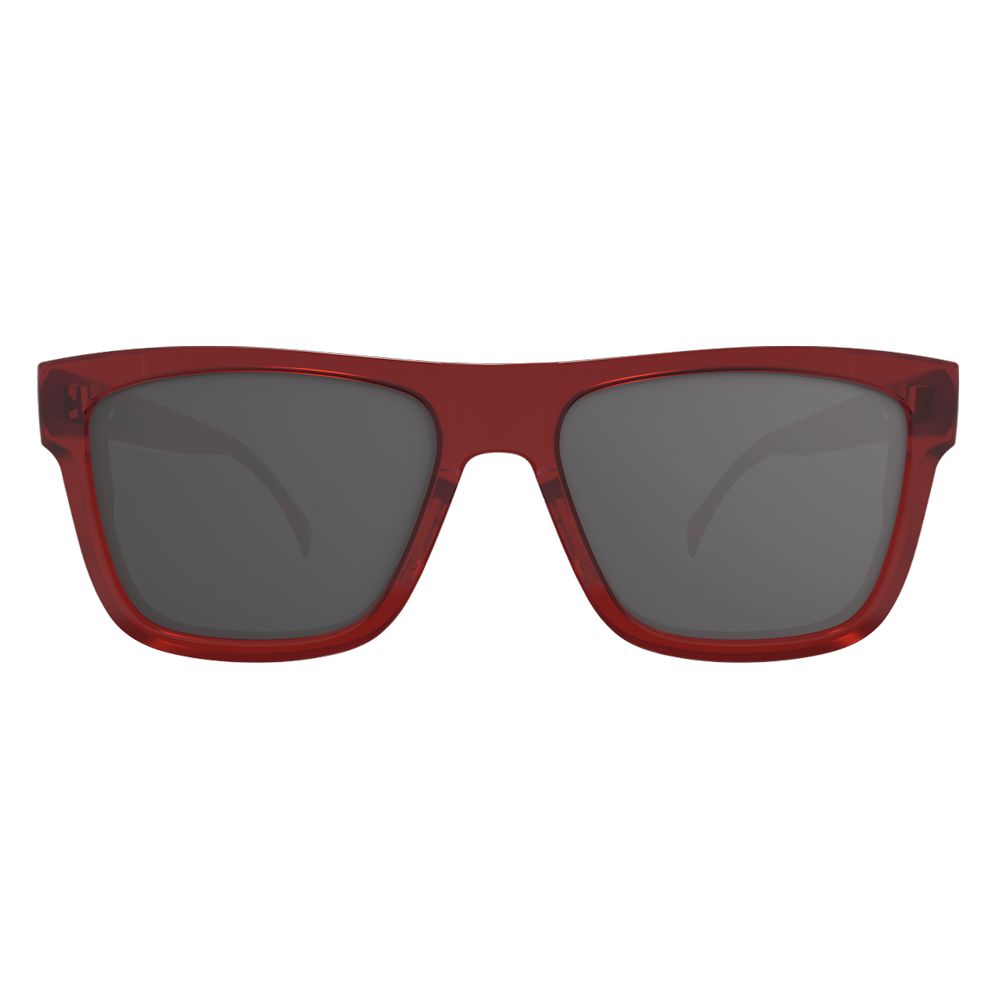 Óculos de Sol HB T-Drop Matte Red/ Gray Lente 5,5 cm