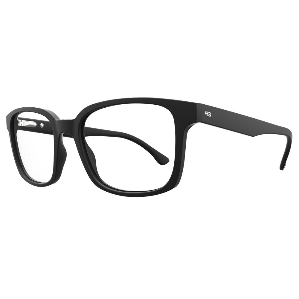 Óculos de Grau HB Polytech 2 0411 Matte Black - Lente 5,1 cm