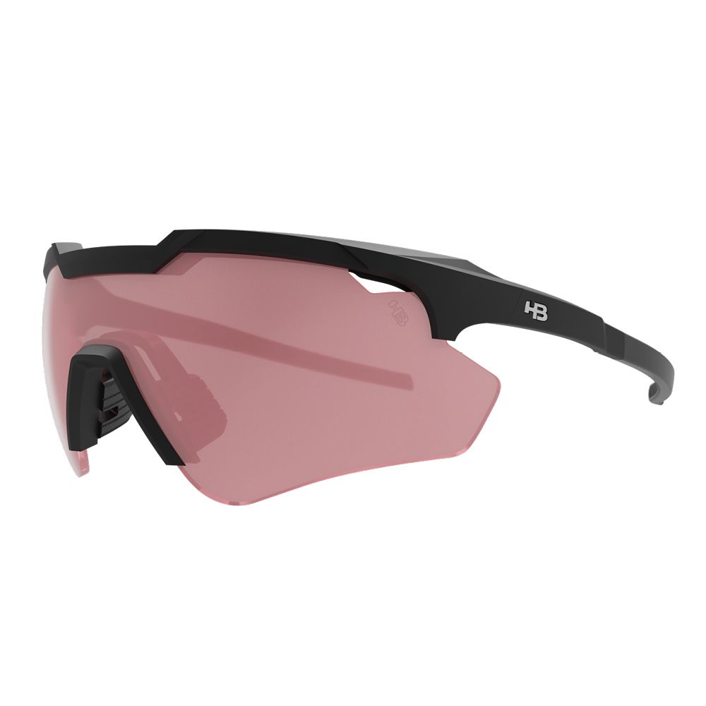 Óculos de Sol HB Low Light Shield Comp 2.0 Matte Black/ Amber
