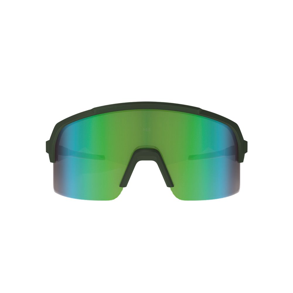 Óculos de Sol HB Edge esportivo Matte Metallic Green Chromen - Solar - TAM 160 mm