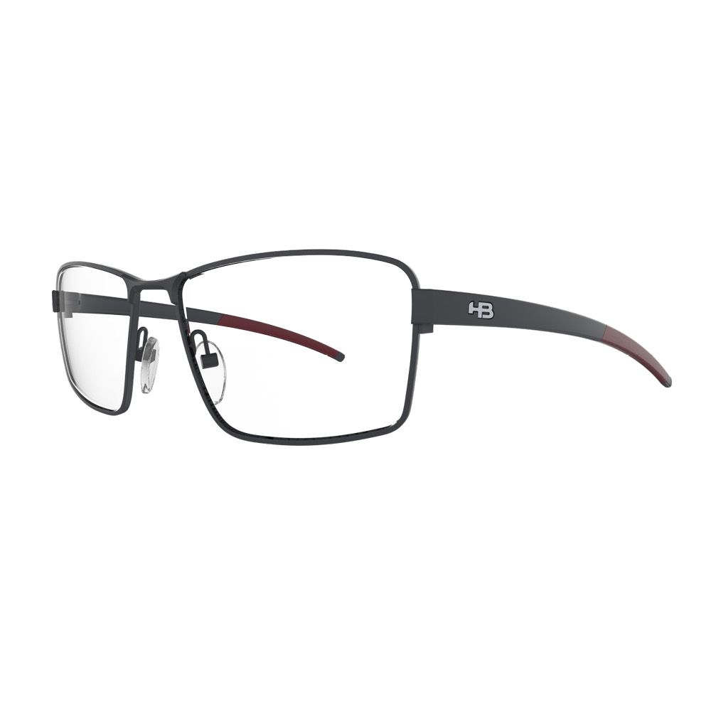 Armação HB Duotech 0427 Matte Black/ Onyx - Lente 5,7 cm