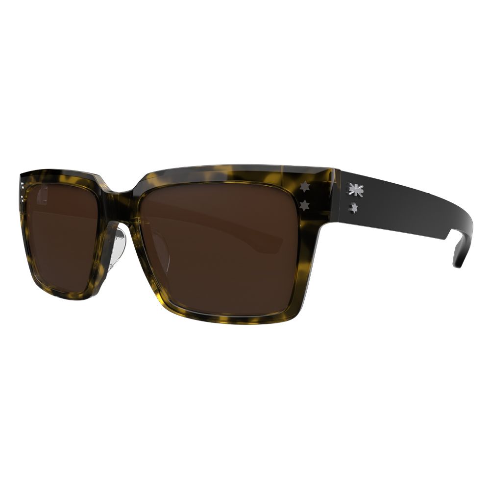 Óculos de Sol HB Rio Classical Havana/ Matte Black/ Brown - Lente 5.2 cm
