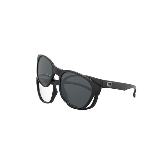 Óculos de Grau HB Switch 0448 Clip on Matte Black Green/ Polarized Gray