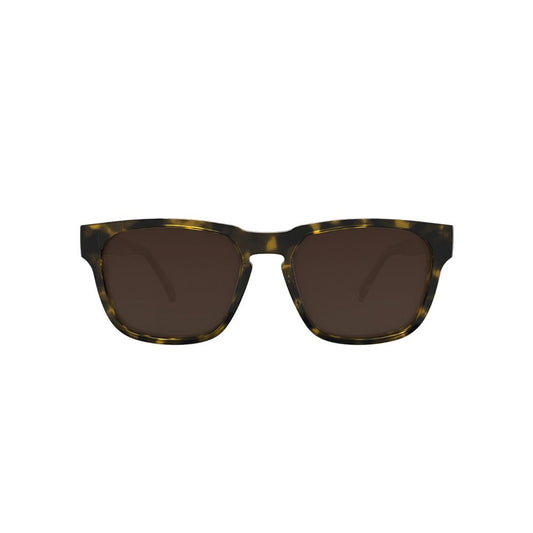 Óculos de Sol HB Lead Retangular Havana Turtle Brown - Solar - TAM 54 mm