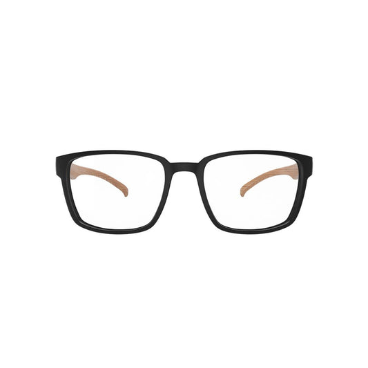 Óculos de Grau HB 0490 Matte Black Dark Wood