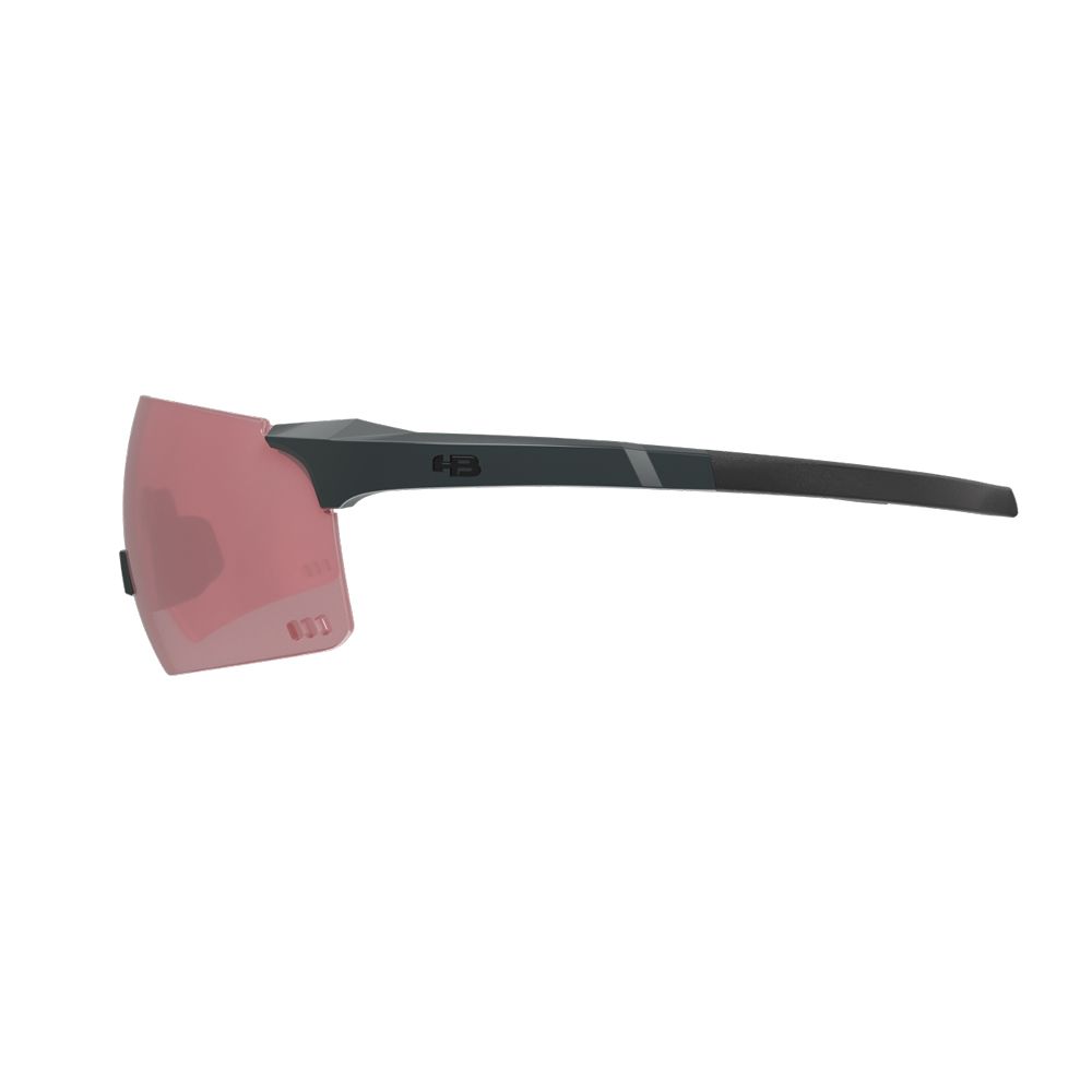 Óculos de Sol HB Quad R 2.0 Matte Graphite/ Amber - Solar