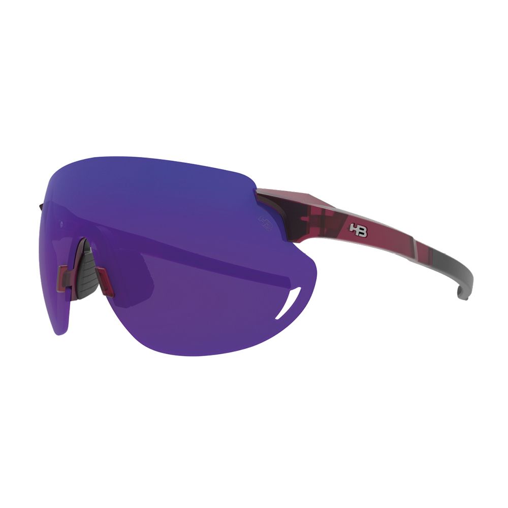Óculos de Sol HB Quad Z 2.0 Cranberry/ Blue Chrome - Solar