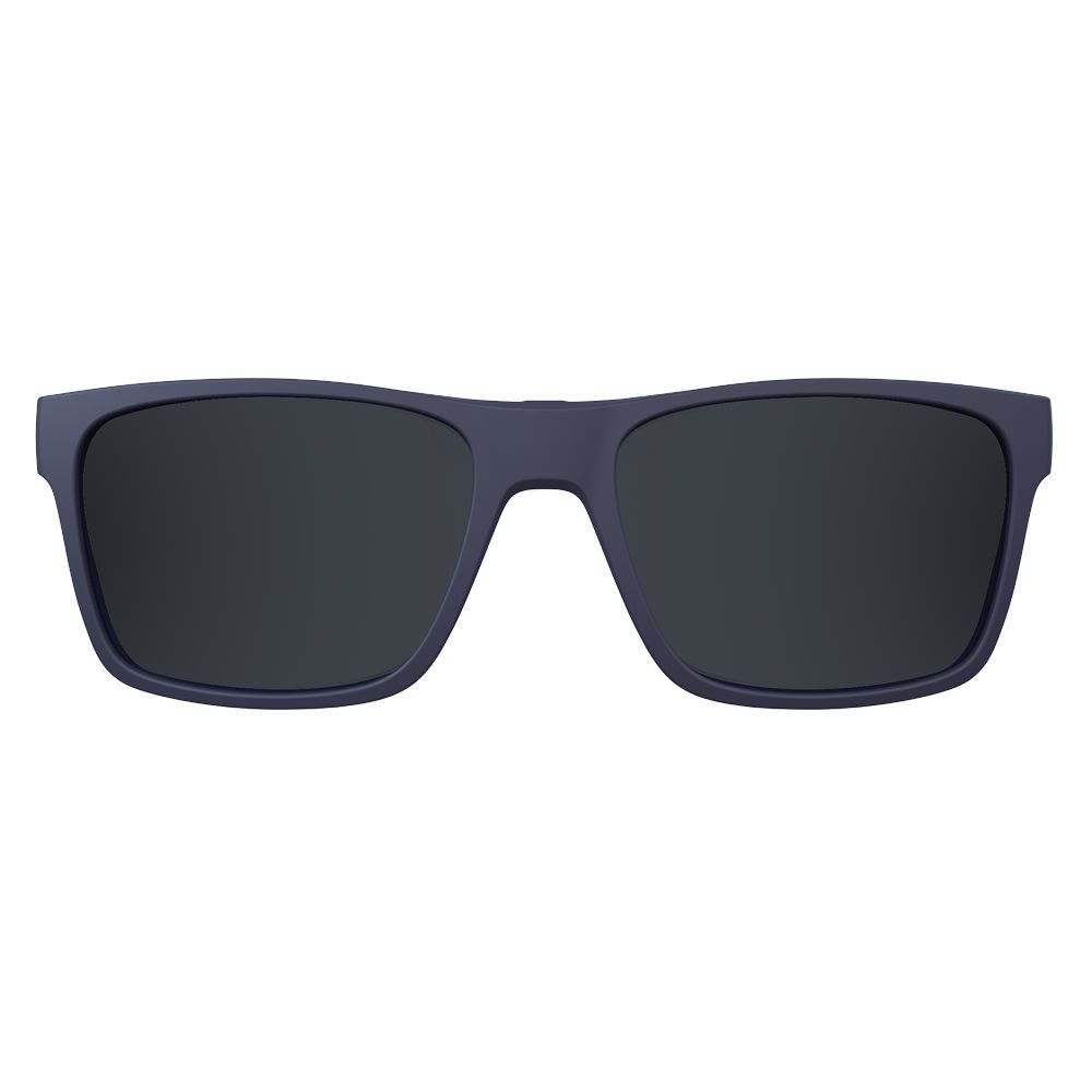 Clip On para Óculos de Grau HB Switch 0339 Matte Navy/ Polarized Gray - Lente 5,3cm