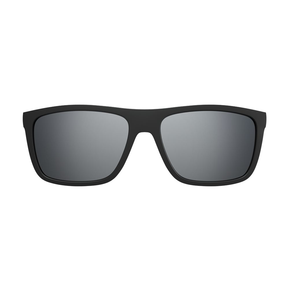 Clip On para Óculos de Grau HB Switch 0380 Matte Black/ Silver Polarized