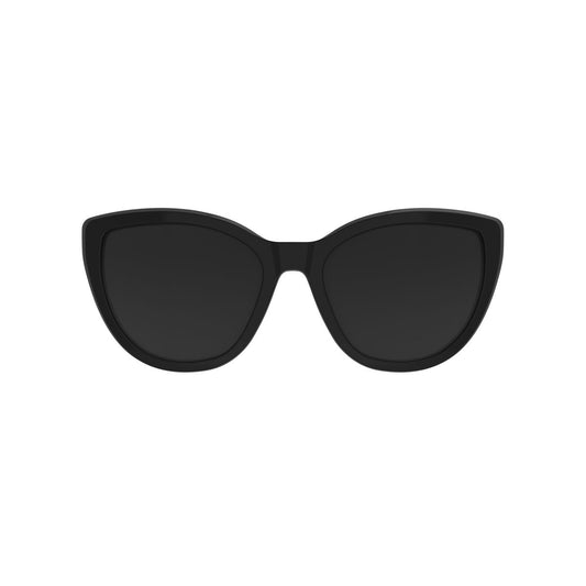 Clip On para Óculos de Grau HB Switch 0404 Gloss Black/ Polarized Gray