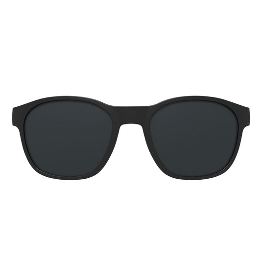 Clip On para Óculos de Grau HB Switch 0448 Matte Black Polarized Gray