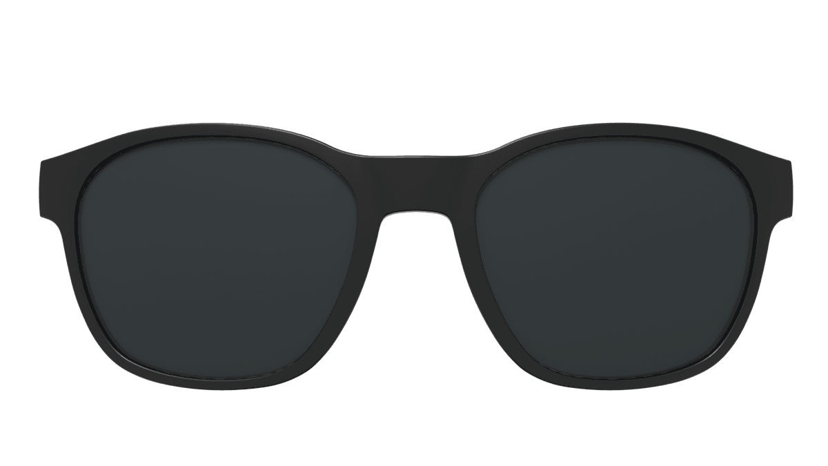 Clip On para Óculos de Grau HB Switch 0448 Matte Black Polarized Gray