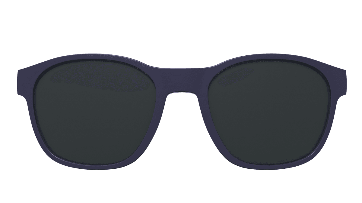 Clip On para Óculos de Grau HB Switch 0448 Matte Navy Polarized Gray