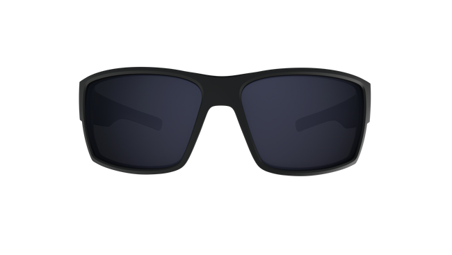 Óculos de sol HB Narrabeen Matte Black/ Gray Lente 6,5 cm