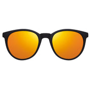 Clip On para Óculos de Grau HB Switch 0253 Matte Grap/ Polarized Red - 4,9 cm