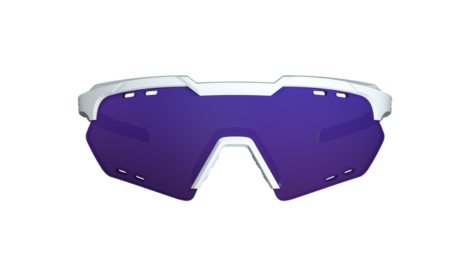 Óculos de Sol HB Shield Compact Road PEARLED WHITE/ MULTI PURPLE UNICO