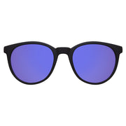 Clip On para Óculos de Grau HB Switch 0253 Matte Black/ Polarized Blue - 4,9 cm