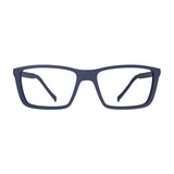 Óculos de Grau HB 0379 Switch Clip On Matte Navy/ Polarized Silver