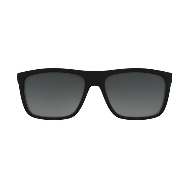Clip On para Óculos de Grau HB Switch 0380 Matte Black/  Polarized Gray