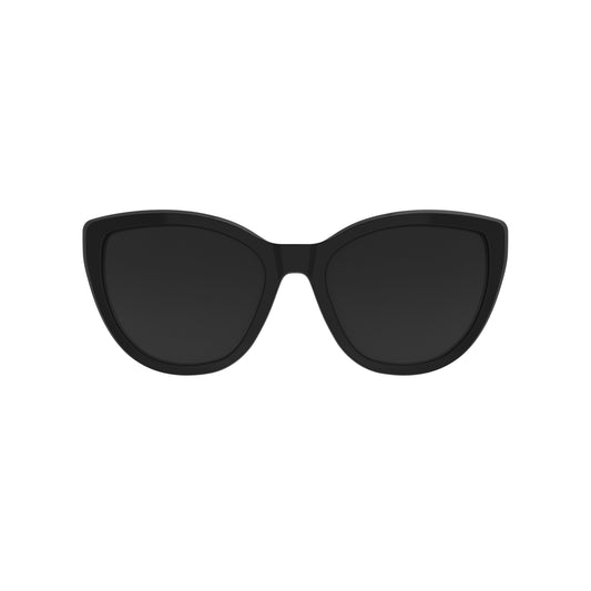 Clip On para Óculos de Grau HB Switch 0404 Gloss Black/ Polarized Gray - Loja HB