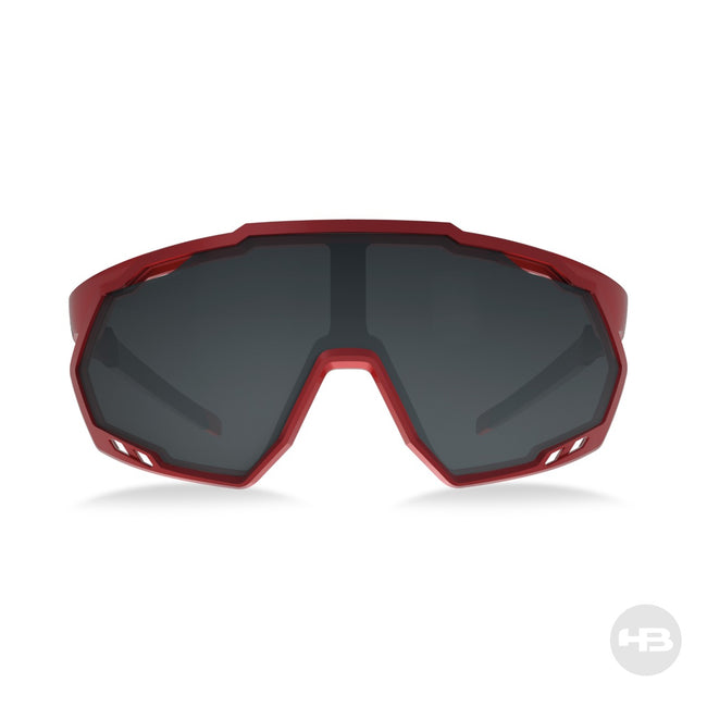Óculos de Sol HB Spin Gradient Red/ Black Gray/ Cristal - Lente 14,6 cm