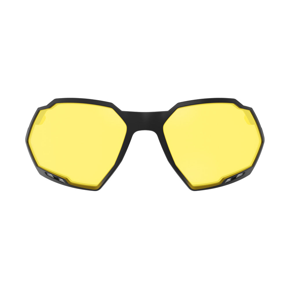 Clip On para Óculos de Sol HB Rush - Matte Black Yellow - Loja HB