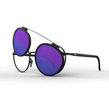 Óculos de Grau HB 0420 Clip On Matte Black/ Polarized Blue