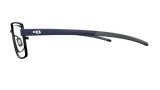 Óculos de Grau HB Duotech 0369 - Matte Black/ Matte Navy