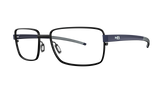 Óculos de Grau HB Duotech 0369 - Matte Black/ Matte Navy