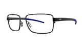 Óculos de Grau HB Duotech 0369 - M. Gra/ Matte Black Blue