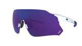 Óculos de Sol HB Quad X 2.0 - Pearled White/ Blue Chrome