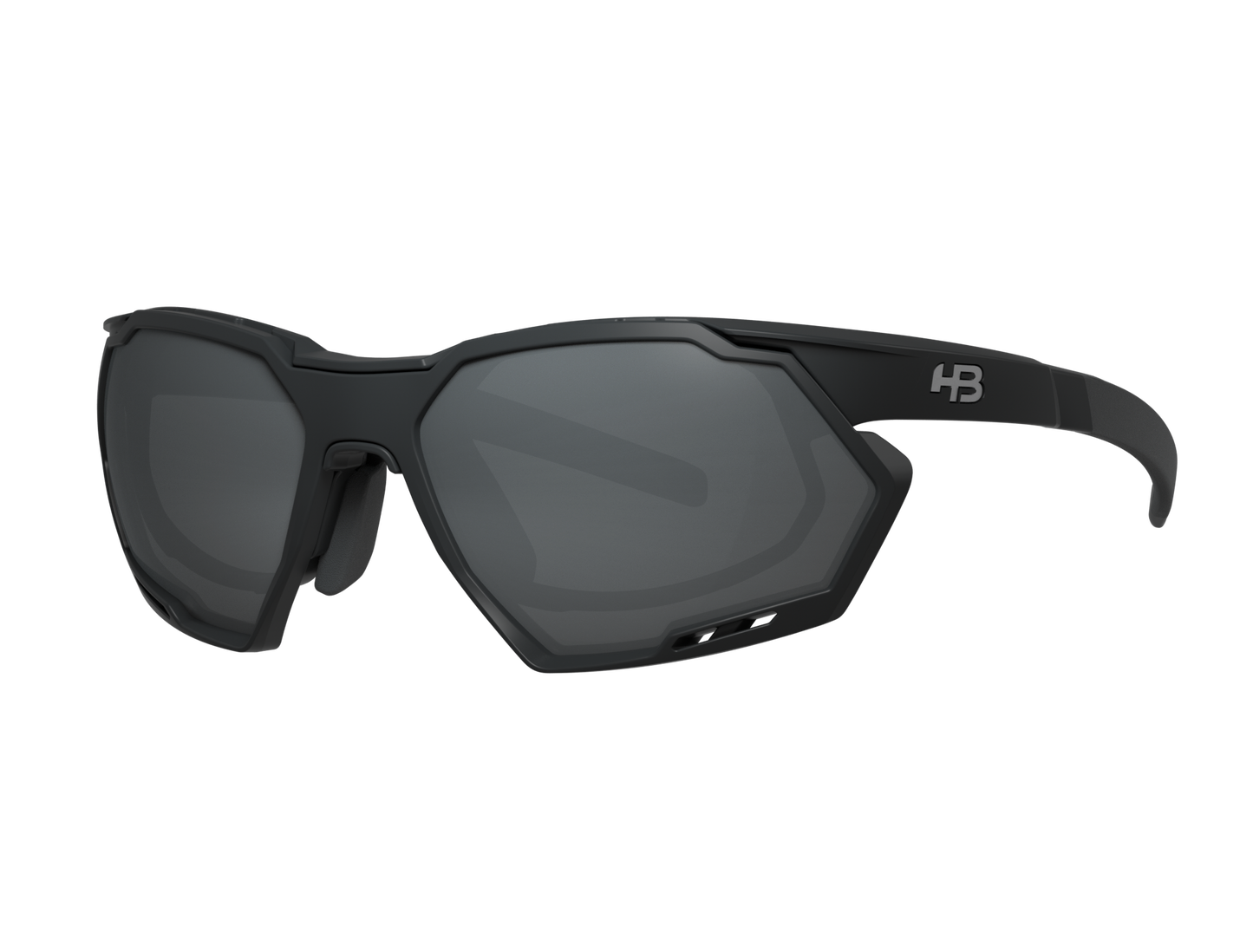 Óculos de Grau HB Rush Clip On Matte Black/ Gray - Loja HB