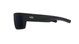 Óculos de sol HB Narrabeen Matte Black/ Gray Lente 6,5 cm