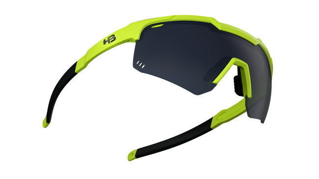 Óculos de Sol HB Shield Evo Road NEON YELLOW/ GRAY UNICO