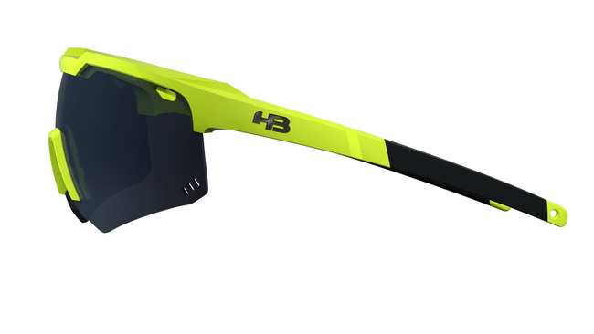 Óculos de Sol HB Shield Evo Road NEON YELLOW/ GRAY UNICO
