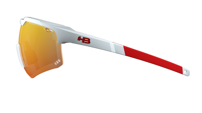 Óculos de Sol HB Shield Evo Road PEARLED WHITE/ MULTI RED UNICO