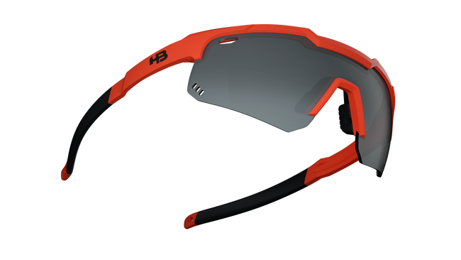 Óculos de Sol HB Shield Evo Montain MATTE ORANGE/ SILVER UNICO