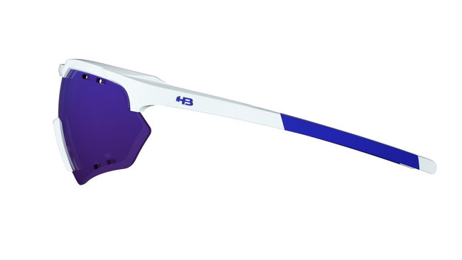 Óculos de Sol HB Shield Compact Road PEARLED WHITE/ MULTI PURPLE UNICO