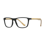 Óculos de Grau HB Polytech 0366 Matte Black Wood
