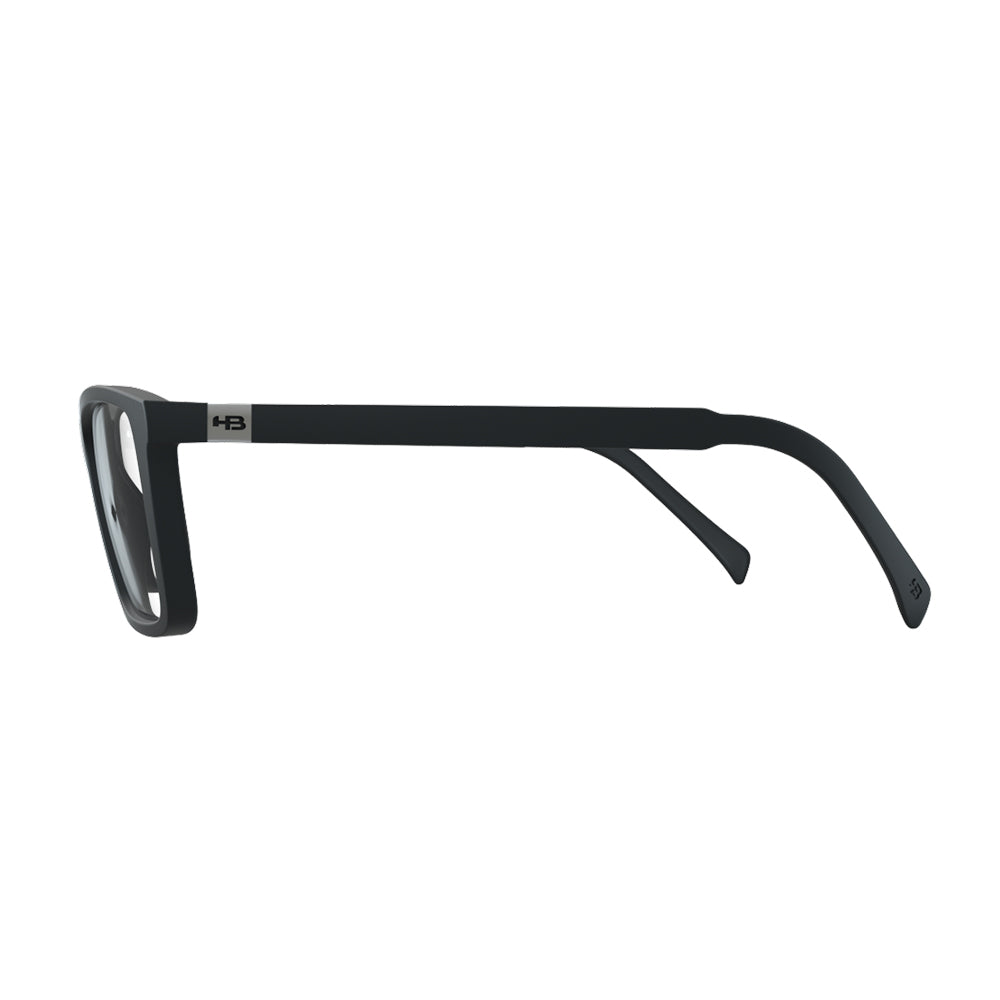 Óculos de Grau HB 0379 Switch Clip On Matte Black/ Polarized Gray - Loja HB