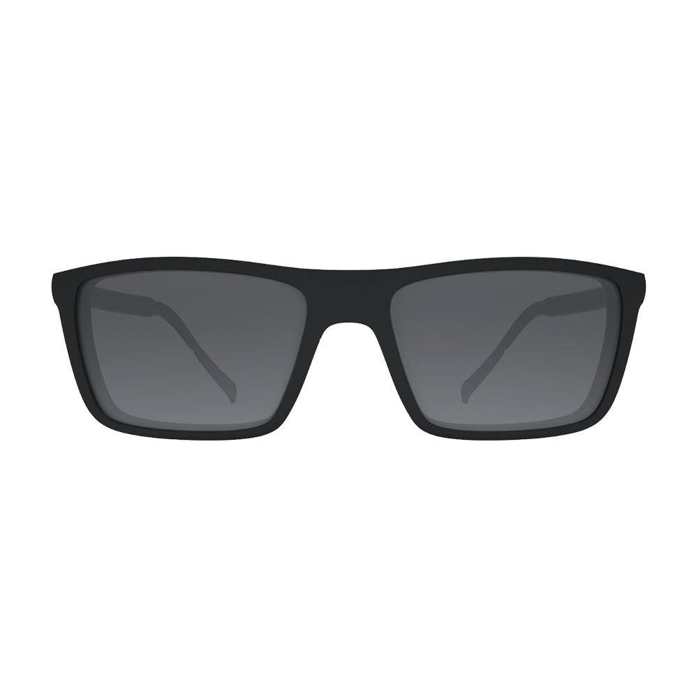 Óculos de Grau HB 0379 Switch Clip On Matte Black/ Polarized Gray - Loja HB