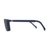 Óculos de Grau HB 0379 Switch Clip On Matte Navy/ Polarized Silver