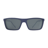 Óculos de Grau HB 0379 Switch Clip On Matte Navy/ Polarized Silver