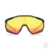 Óculos de Sol HB Spin Matte Black/ Blue Chrome/ Red Chrome - Lente 14,6 cm